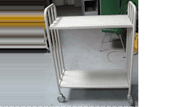 Akten - Rollboy aus Stahlrohr geschweisst Akten - Rollboy aus Stahlrohr geschweisst