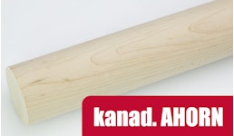 Handlauf aus Holz, rund, kanadischer Ahorn Handlauf aus Holz, rund, kanadischer Ahorn