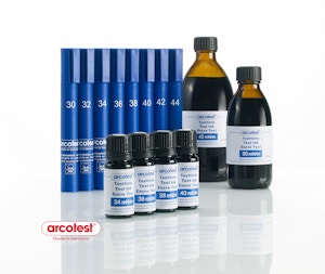 Testtinten für Oberflächenspannungsprüfung arcotest® BLAU Testtinten für Oberflächenspannungsprüfung arcotest® BLAU