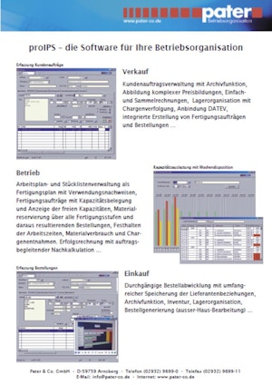 proIPS-Software proIPS-Software