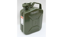 Benzinkanister, 5 Liter, Metall, RAL 6003 olivgrün
