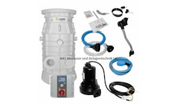 Pumpstation PKSB 800-32 mit einer MultiCut Pumpe UFK 20/2M plus Ex. Jung Pumpen Pumpstation PKSB 800-32 mit einer MultiCut Pumpe UFK 20/2M plus Ex. Jung Pumpen