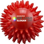 Igelball Massageball rot bedruckbar Igelball Massageball rot bedruckbar