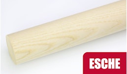 Handlauf aus Holz, rund, Esche Handlauf aus Holz, rund, Esche