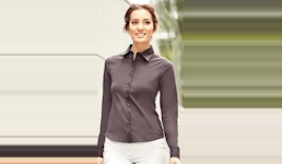 Langarm Stretch Top in Blusenoptik Langarm Stretch Top in Blusenoptik