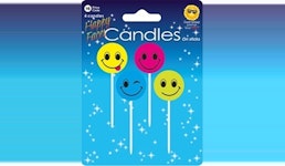 Happy Faces Kerzen (4 Steckkerzen, Kuchenkerzen, Dekokerzen, Partykerzen) Happy Faces Kerzen (4 Steckkerzen, Kuchenkerzen, Dekokerzen, Partykerzen)