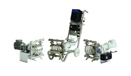 Elektrische FDA-Doppelmembranpumpe: Elektrische Membranpumpe SaniForce 1040e Elektrische FDA-Doppelmembranpumpe: Elektrische Membranpumpe SaniForce 1040e