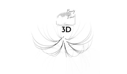 100% Handgemachte Wimpernfächer  ♥ 3D Fertige Fächer ♥  Volumentechnik für Wimpernverlängerung  