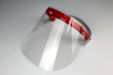 Gesichtsvisier GST63 rot