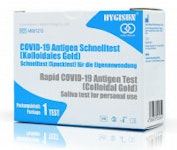 HYGISUN COVID-19 Antigen Schnelltest Spucktest mit Laienzulassung | 1 Test pro Packung HYGISUN COVID-19 Antigen Schnelltest Spucktest mit Laienzulassung | 1 Test pro Packung