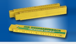 Werbezollstock Holz 2 Meter gelb Werbezollstock Holz 2 Meter gelb