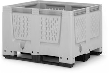 Batteriesammelbox 670 Liter mit Kufen und UN-Zulassung Batteriesammelbox 670 Liter mit Kufen und UN-Zulassung