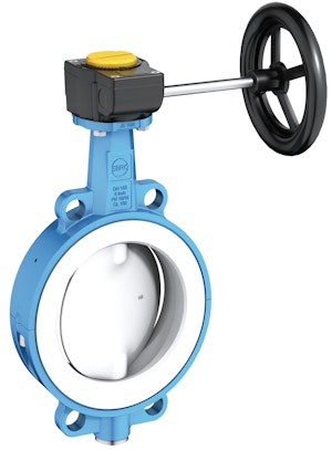 PTFE Zwischenflanschklappe, Typ T 211-A PTFE Zwischenflanschklappe, Typ T 211-A