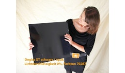 Acrylglas Deglas XT, 1000 x 2050 x 3 mm, schwarz / opak, LD 0% Acrylglas Deglas XT, 1000 x 2050 x 3 mm, schwarz / opak, LD 0%