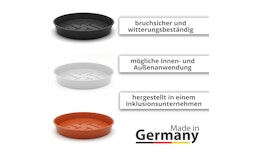Untersetzer für Blumentöpfe, Pflanzgefäße, Blumenkübel Untersetzer für Blumentöpfe, Pflanzgefäße, Blumenkübel