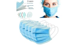 Einwegschutzmaske blaue Vliesmaske mit schmelzgeblasenem Tuch 3-lagig OP-Masken Typ2R medizinisch medical 