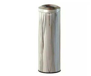 Mülleimer 30L selbstverlöschend mit Deckel aus Edelstahl Mülleimer 30L selbstverlöschend mit Deckel aus Edelstahl