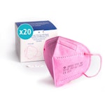 Atemschutzmaske FFP2, pink, einzeln verpackt, CE Atemschutzmaske FFP2, pink, einzeln verpackt, CE