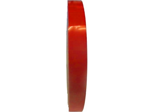 WB 4970 hochfeste Klebeverbindung mit doppelseitigem Klebeband u.rotem Liner  u.a. geeignet für Pulverbeschichtung