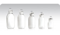 Verpackungsglas - Sirupflaschen in Klarglas