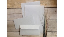 Briefpapier-Set aus Graspapier Briefpapier-Set aus Graspapier