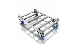 Kistenroller, Bodenroller mit Anhängevorrichtung Kistenroller, Bodenroller mit Anhängevorrichtung