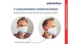 3-lagige Mehrweg Atemschutzmaske
