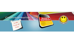 Gießharzetiketten Gießharzetiketten