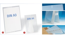 Plakat-Aufsteller für DIN A4 und DIN A3