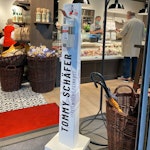 Desinfektionsmittel-Handspender freistehend, Ellenbogenbedienung inkl. Branding