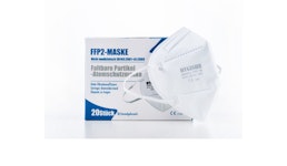 FFP2 Atemschutzmaske mit Ventil (Box à 10 Stück, einzelverpackt, TÜV-zertifiziert, HYGISUN©) FFP2 Atemschutzmaske mit Ventil (Box à 10 Stück, einzelverpackt, TÜV-zertifiziert, HYGISUN©)