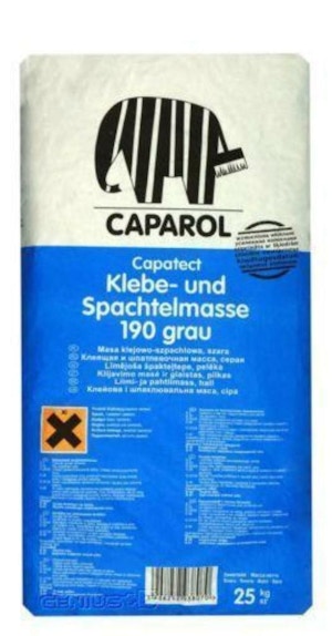 Caparol Capatect 190 Klebe- und Armierungsmörtel WDVS Spachtelmasse Caparol Capatect 190 Klebe- und Armierungsmörtel WDVS Spachtelmasse