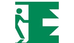 Beschilderungen: Hier geht´s im Notfall lang ... Beschilderungen: Hier geht´s im Notfall lang ...
