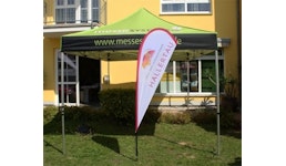 Beach Flag small, Höhe 2,3m, Carbon-Stange + Tasche Beach Flag small, Höhe 2,3m, Carbon-Stange + Tasche