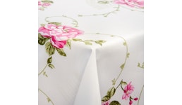 Tischdecke Rosen Textil Polyesther mit Muster 