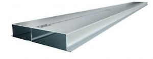 2-zügigiger Unterflur-Installationskanal zur Verlegung von Leitungen unter dem Estrich, Kanalhöhe 38 mm 2-zügigiger Unterflur-Installationskanal zur Verlegung von Leitungen unter dem Estrich, Kanalhöhe 38 mm
