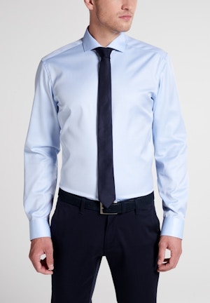 ETERNA Hemden blickdicht (Cover Shirt Herren-Hemd für Messe & Industrie), 100% Baumwolle, bügelfrei, hellblau ETERNA Hemden blickdicht (Cover Shirt Herren-Hemd für Messe & Industrie), 100% Baumwolle, bügelfrei, hellblau