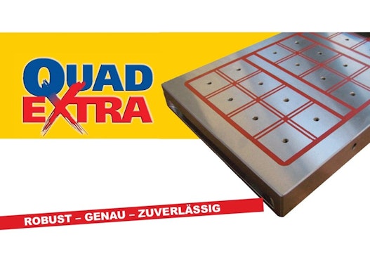 Magnetspannplatte mit Quadratpoltechnik