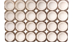 Muffin weiß im Tray, 24 Stk. im Tray, 5 x 3,5 cm Muffin weiß im Tray, 24 Stk. im Tray, 5 x 3,5 cm