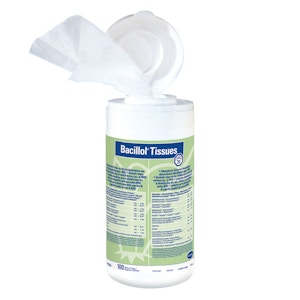 Bacillol Tissues Desinfektionstücher Spenderdose (100 T.) Bacillol Tissues Desinfektionstücher Spenderdose (100 T.)
