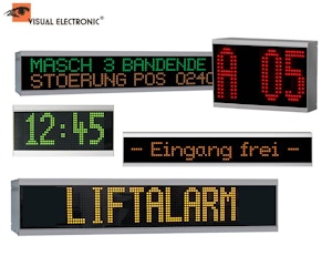Alphanumerische Großanzeige der Serie LX Alphanumerische Großanzeige der Serie LX