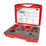 Bimetall-Lochsägen-Satz HSS im Kunststoffkoffer 