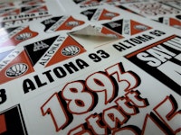 Aufkleber oder Sticker