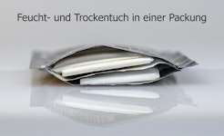 Format 85 x 120 mm, 2 in 1 Doppelkammerbeutel Format 85 x 120 mm, 2 in 1 Doppelkammerbeutel