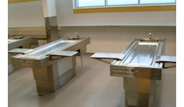 MA-3500 Multifunktions PABH Seziertisch mit Mittelsäule und Randabsaugung, feststehend MA-3500 Multifunktions PABH Seziertisch mit Mittelsäule und Randabsaugung, feststehend