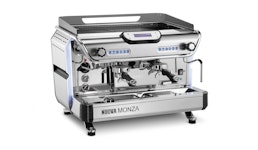 BFC Monza K Nuova, Siebträger, 2 Gruppen, Elektronik, Edelstahl-Kaffeemaschine BFC Monza K Nuova, Siebträger, 2 Gruppen, Elektronik, Edelstahl-Kaffeemaschine