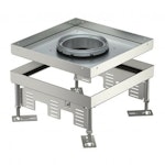 Quadratische Kassette Schwerlast für Tubus für den Einbau von Installationsgeräten 10kN Quadratische Kassette Schwerlast für Tubus für den Einbau von Installationsgeräten 10kN