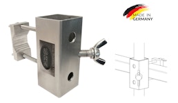 Sonnenschirmhalter Sonnenschirmständer Edelstahl - Schirmstock ab Ø 1,5 cm bis Ø 4,5 cm - Klemmung Balkon Geländer Sonnenschirmhalter Sonnenschirmständer Edelstahl - Schirmstock ab Ø 1,5 cm bis Ø 4,5 cm - Klemmung Balkon Geländer