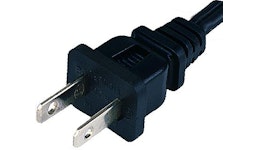 Nordamerika-Stecker 2-polig, 2,0 m, 35 mm abgemantelt mit Aderendhülsen Nordamerika-Stecker 2-polig, 2,0 m, 35 mm abgemantelt mit Aderendhülsen