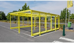 Einkaufswagen - Überdachung, Einkaufswagenbox, Raucher - Überdachung Modell Alea Einkaufswagen - Überdachung, Einkaufswagenbox, Raucher - Überdachung Modell Alea